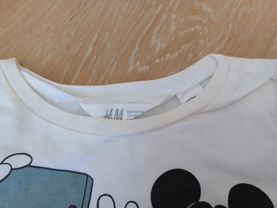 Gr. 110/116 T-Shirt Donald Duck Mickey Mouse H&M in Kiel