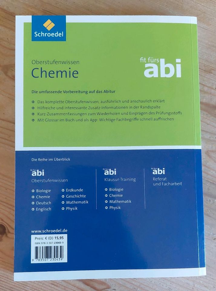 Chemie Oberstufenwissen Abi in Wolfsburg