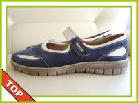 Josef Seibel Klett-Slipper Ballerina Echtleder Blau/Weiß Gr.38G ✅ Nordrhein-Westfalen - Bocholt Vorschau