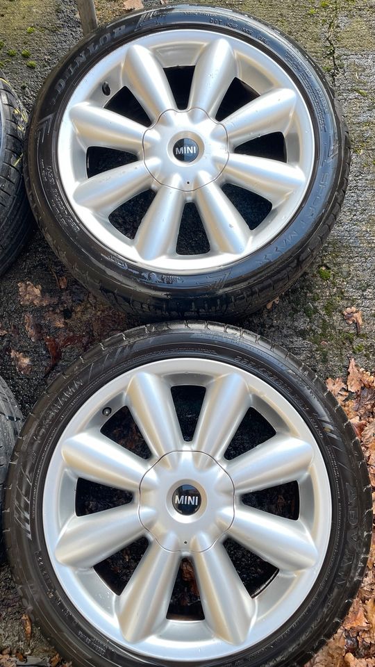 4xAlufelgen inkl. Sommerreifen für BMW Mini 225/45ZR18 in Detmold