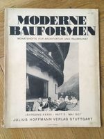 Moderne Bauformen Mai 1937 Architektur Raumkunst Zeitschrift Hessen - Kassel Vorschau