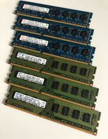 12GB / 6x 2GB PC3 10600U RAM - funktioniert einwandfrei Baden-Württemberg - Gutach Vorschau