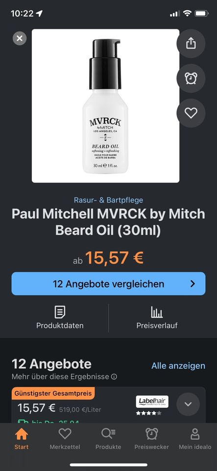 Paul Mitchell MVRCK bartöl bart Öl Gel wax rasiercream Styling in Oberhausen