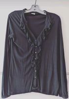 Shirt Jacke Bluse schwarz Esprit Rüschen L Größe 40 Viskose Essen - Essen-Katernberg Vorschau