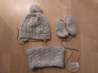 Set Strickmütze, Halsband, Handschuhe Baby Club Gr.80 Nordrhein-Westfalen - Hille Vorschau