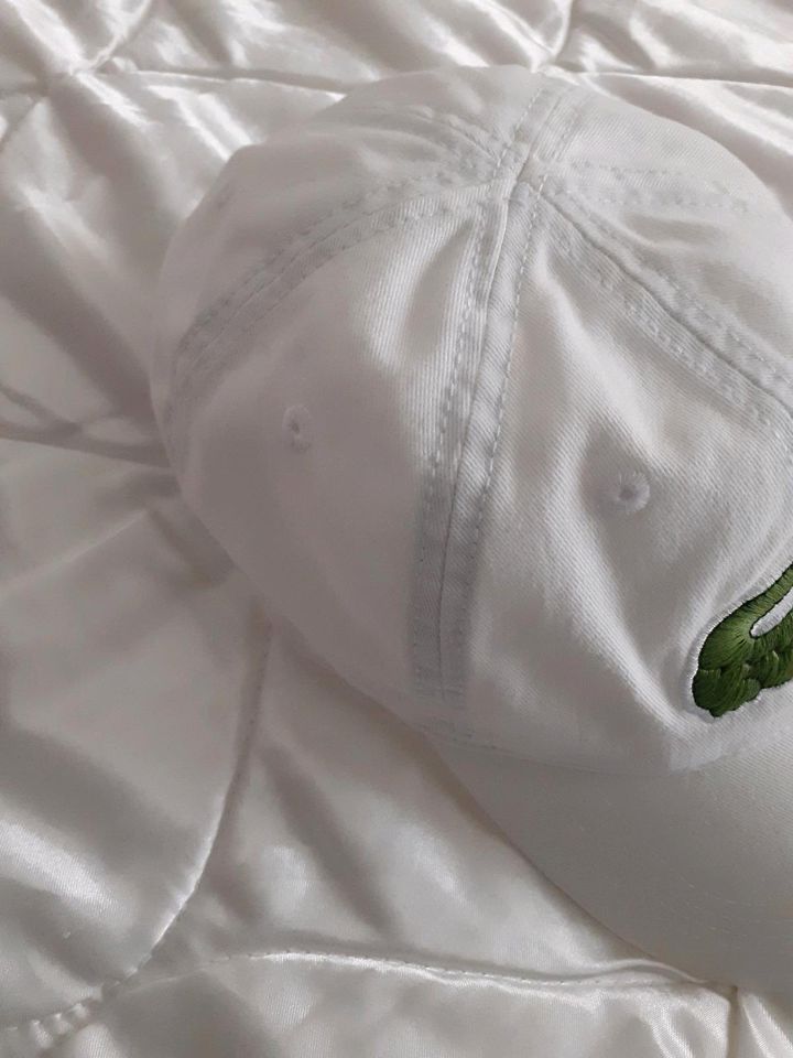 Lacoste Cap Unisex Gr. One Size/ Farben rot & weiß TOP ! in Merzig