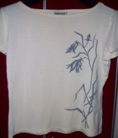 1 Damen T-Shirt  1/2 Arm / gelb mit Muster / Gr. 36 Baden-Württemberg - Filderstadt Vorschau