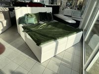 Boxspringbett Schlafzimmerbett MARIBEL 200x200cm Kunstleder Weiß Nordrhein-Westfalen - Lage Vorschau