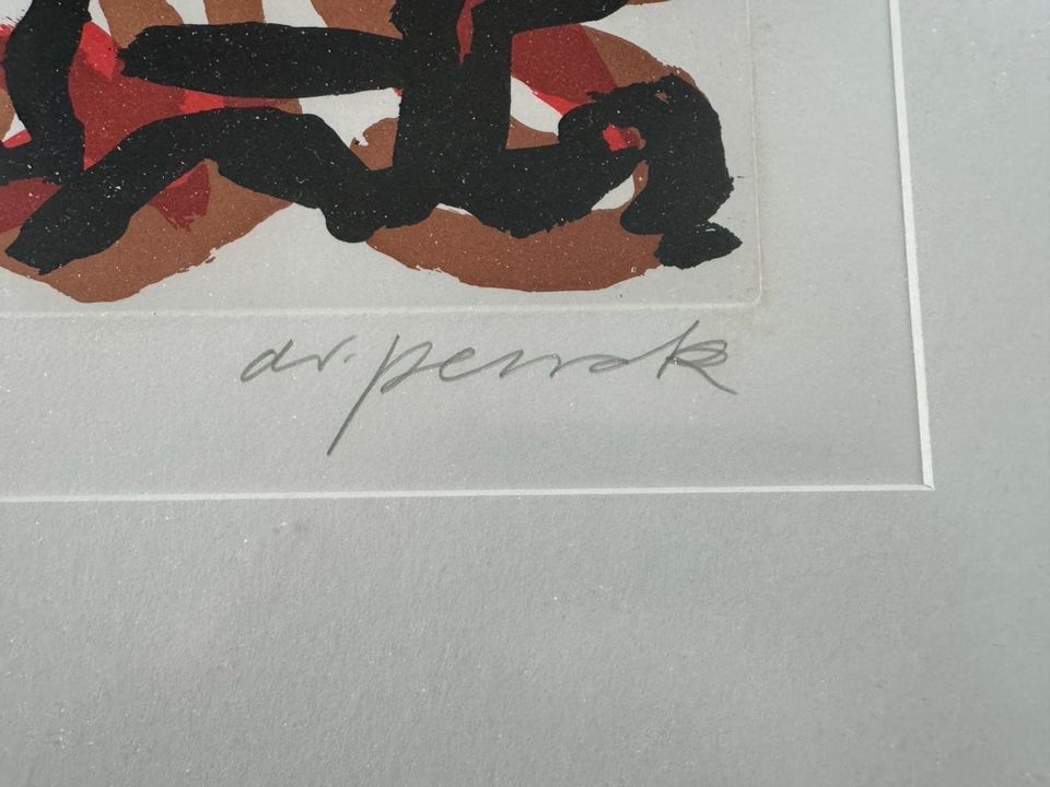 A. R. Penck - Stier - Siebdruck (1995) in München
