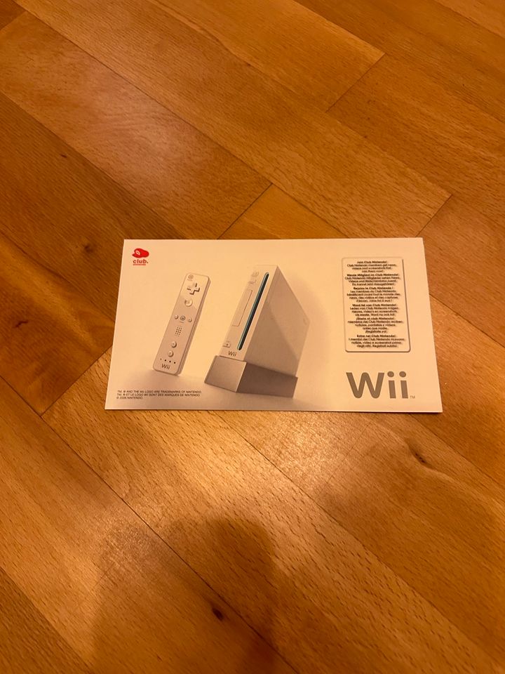 Nintendo Wii Anleitung Handbuch Remote Nunchuk Kurzanleitung 2007 in Raesfeld