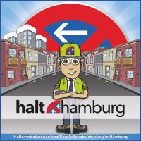 Umzugsschilder/Halteverbotsschilder/Halteverbot Hamburg-Mitte - Hamburg Hammerbrook Vorschau