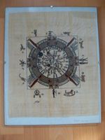 Horoskop / Astrologie - Zeichnung auf Papyrus im Glasrahmen,24x30 Hessen - Usingen Vorschau