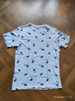 Fastfood T-Shirt mit kleinem Hotdogs, von Sinsay, Gr. 158 Sachsen - Bautzen Vorschau