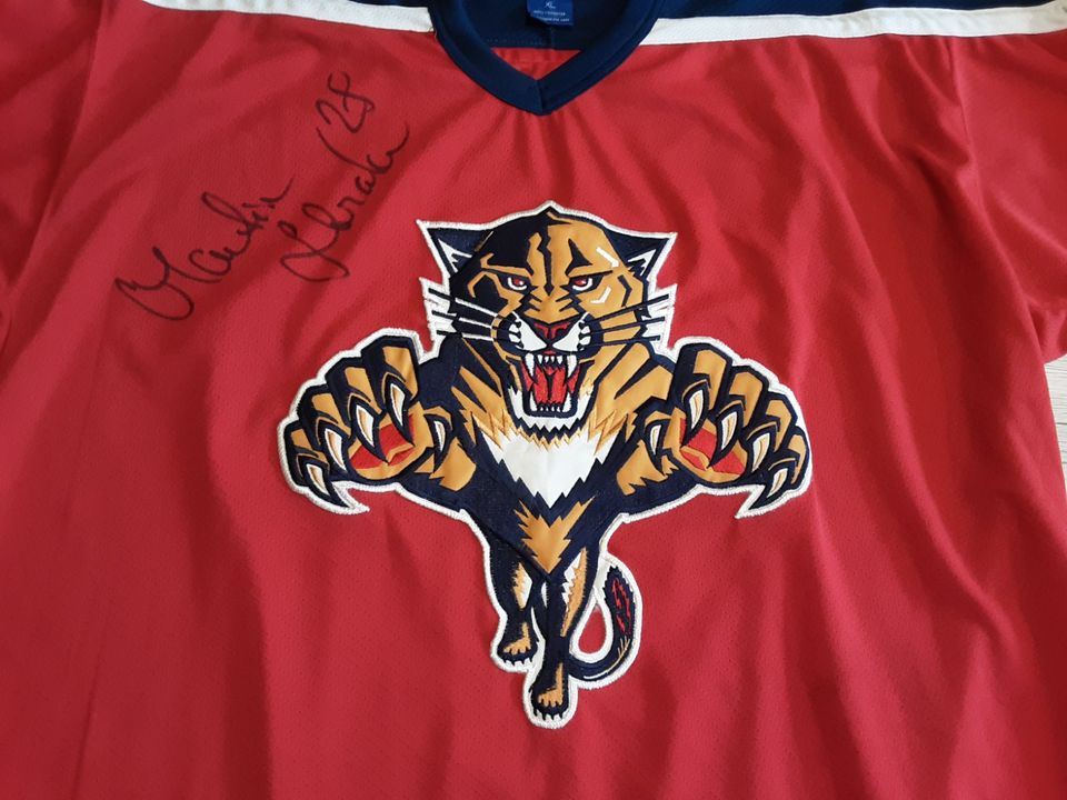 Straka Flordia Panthers Autogramm NHL Trikot Jersey Starter in Karlshagen
