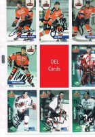 Signierte DEL Player Cards der Hannover Scorpions 98/99 bis 10/11 Köln - Mülheim Vorschau