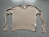 Strickpullover Pullover beige H&M S viskose satin basic oversize Bayern - Lindau Vorschau