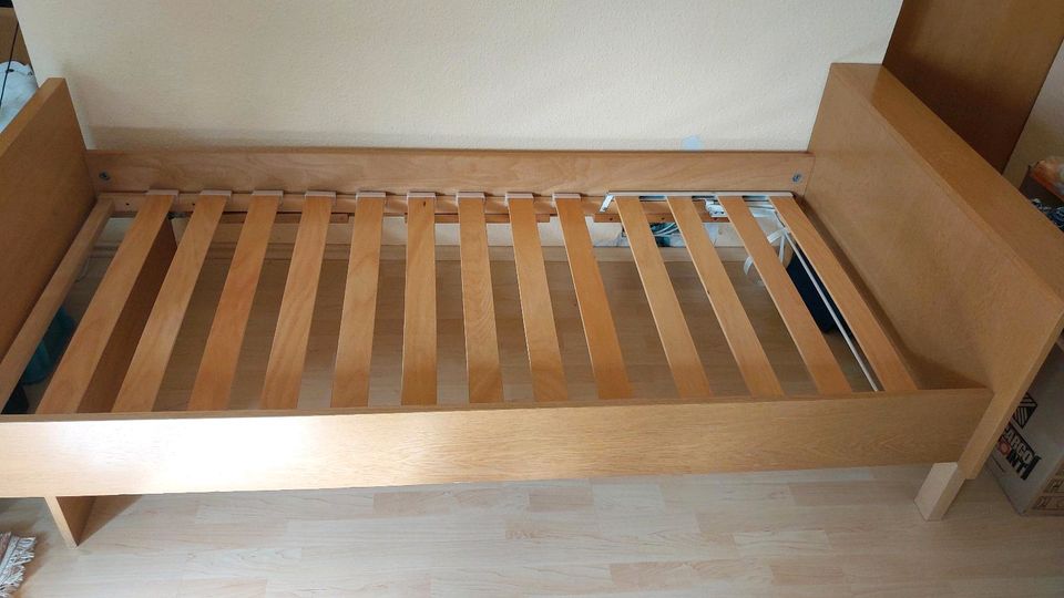 Bett mit Matratze 190x90 cm, gebraucht zu verschenken in Bermatingen
