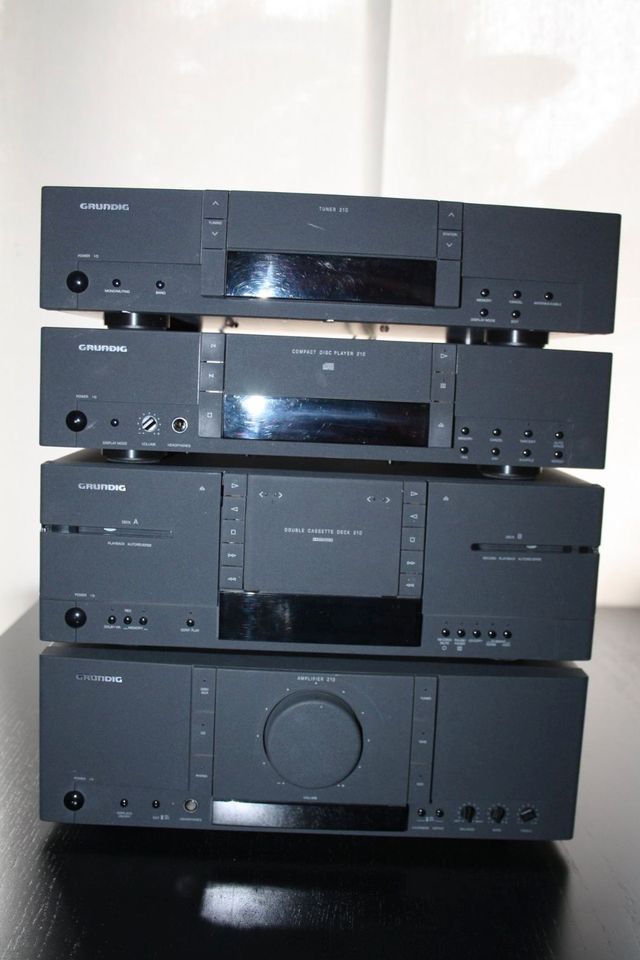 4tlg. Grundig 210 Hifi Anlage Amplifier Tuner Kassette CD in Ahlen