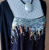 b.p.c schwarze Tunika/Kleid mit Pailletten Niedersachsen - Aurich Vorschau