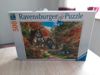 Ravensburger Puzzle mit 500Teile Cottage im Herbst Bayern - Königsmoos Vorschau