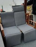 Hochlehner Stuhlauflagen mit Fußteil, 2 Stück im Set, grau Brandenburg - Ahrensfelde Vorschau