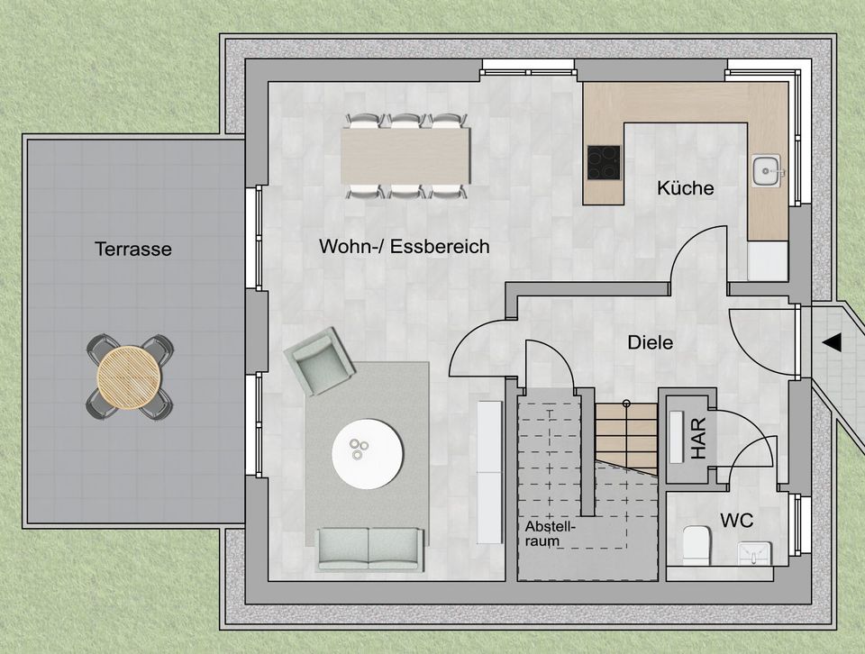 Bezugsfertiges Neubau-Einfamilienhaus in Hamm-Berge in Hamm