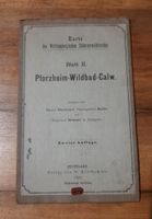 Historische Landkarte Wanderkarte Pforzheim Wildbad Calw von 1893 Baden-Württemberg - Ludwigsburg Vorschau