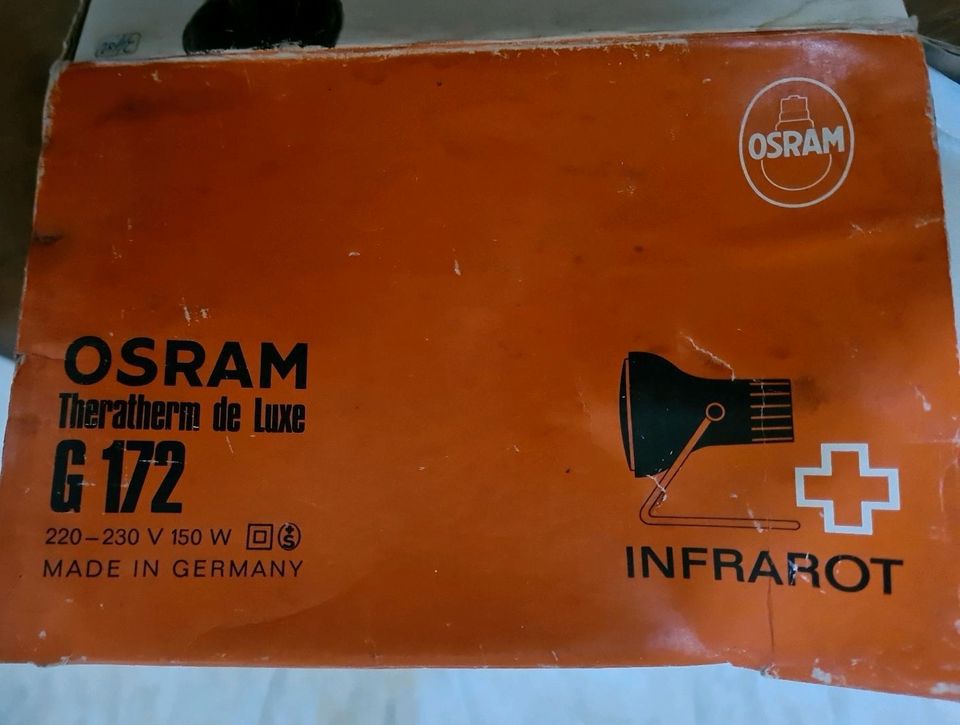 Osram Infrarotlampe G172 Theratherm de Luxe in Seelze