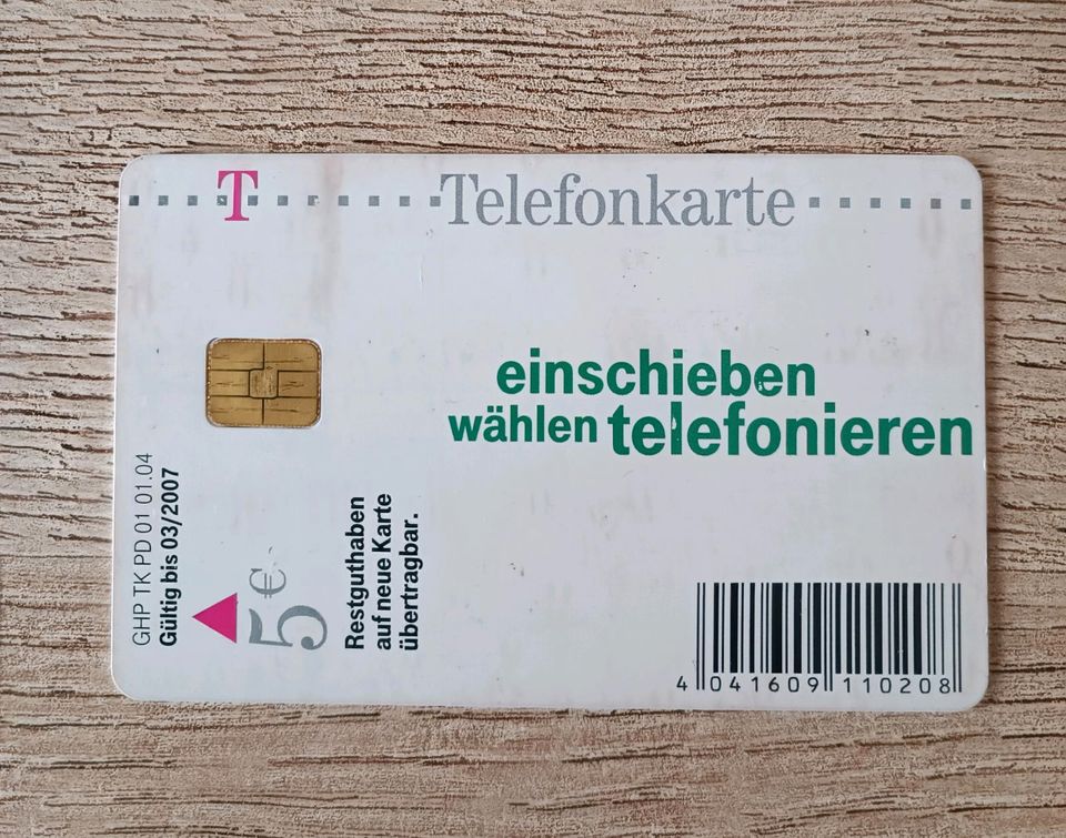 Telefonkarte, Telekom, 2007 in Nordrhein-Westfalen - Gummersbach | eBay  Kleinanzeigen ist jetzt Kleinanzeigen