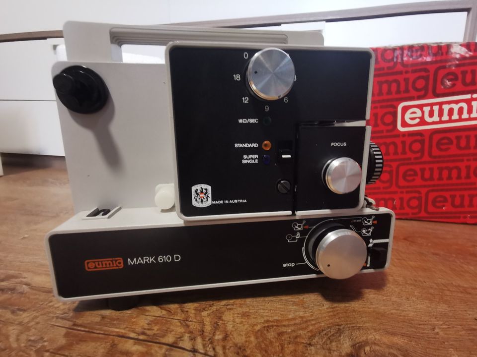 Eumig Mark 610 D - Super 8 / Normal 8 Filmprojektor / Projektor in Mietingen