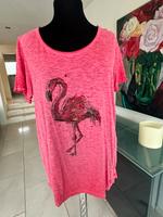 CECIL rotes Shirt Flamingo Gr. XL Baden-Württemberg - Herrenberg Vorschau