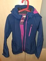 Softshelljacke m. Kapuze Reißverschlusstaschen blau-pink H&M 146 Rheinland-Pfalz - Weyer Vorschau