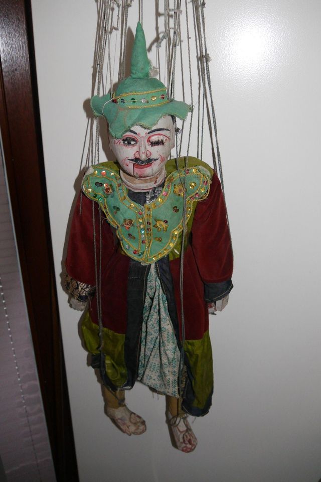 Marionette Mianmar/Thailand ca. 70cm gebraucht, bespielbar in Mannheim