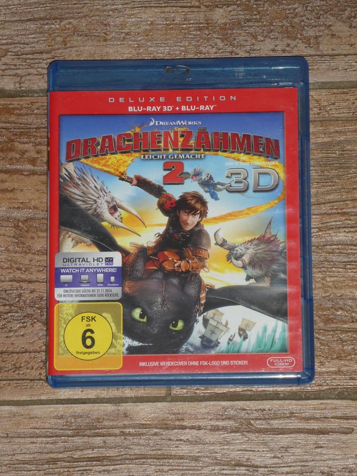 2 Blu-rays und 3 DVDs von Drachen zähmen leicht gemacht in Petershausen