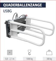 QUADERBALLENZANGE für HOFLADER EUROTRAC W13 - Greifwerkzeug Quadratballen Strohballen Heuballen Landwirtschaft - Anbaugerät für Radlader Stalllader Kleintraktor Landmaschine Nutztierhaltung Hofbetrieb Niedersachsen - Heemsen Vorschau