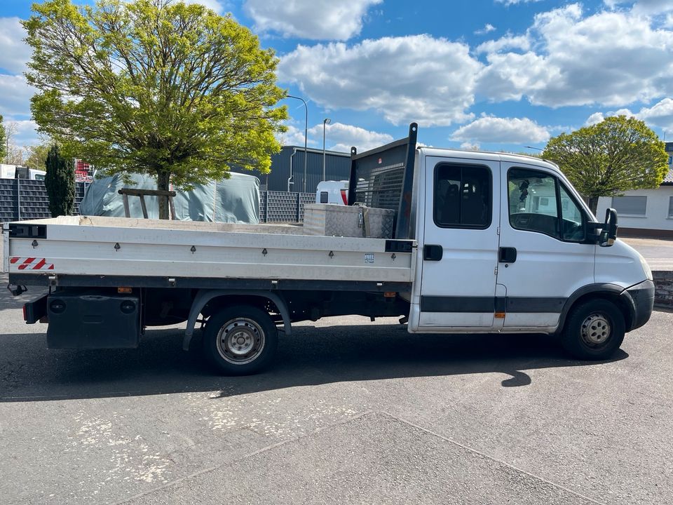 Iveco Daily Doka Pritsche 35S12, 2.3 D, Lang, 7-Sitze, Mwst in Lollar