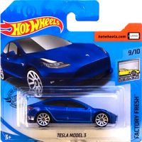 ★ Tesla Model 3 - in BLAU! Deep Blue! Hot Wheels Mattel ★ Altona - Hamburg Blankenese Vorschau