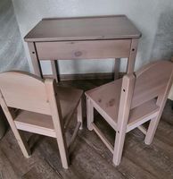 Tisch, Schulbank Sundvik mit 2 Stühlen, IKEA, grau-braun Hessen - Schwalmstadt Vorschau