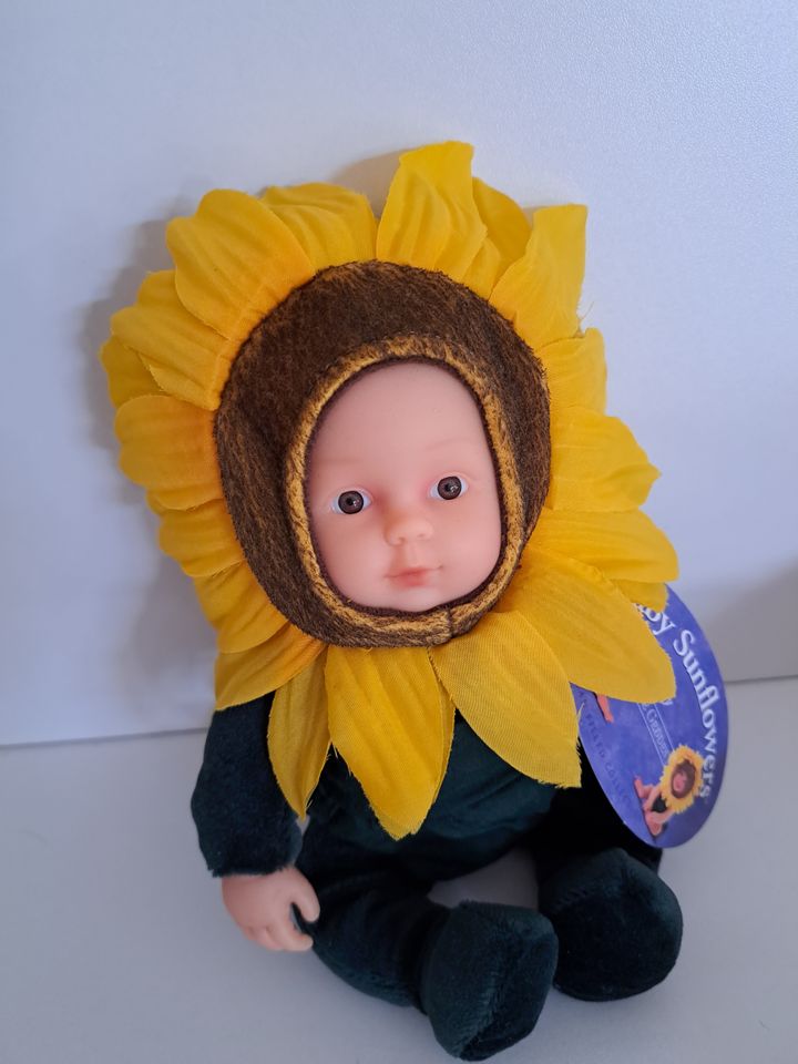 Anne Geddes Puppe Bär Marienkäfer Sonnenblume Schmetterling in Halle