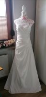 Brautkleid Hochzeitskleid Gr 36 A Linie mit Tattoospitze ivory Nordrhein-Westfalen - Bad Driburg Vorschau