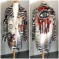 M/L ITALY Veloursleder Optik Print Jacke Mantel Kurzmantel Bayern - Erding Vorschau