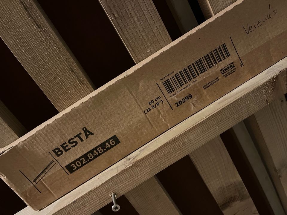 Ikea Bestå Besta wandschiene 60cm alufarben in Veitshöchheim