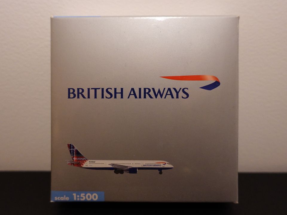 British Airways Boeing 757-200 "Scotland" Herpa 1:500 in Darmstadt