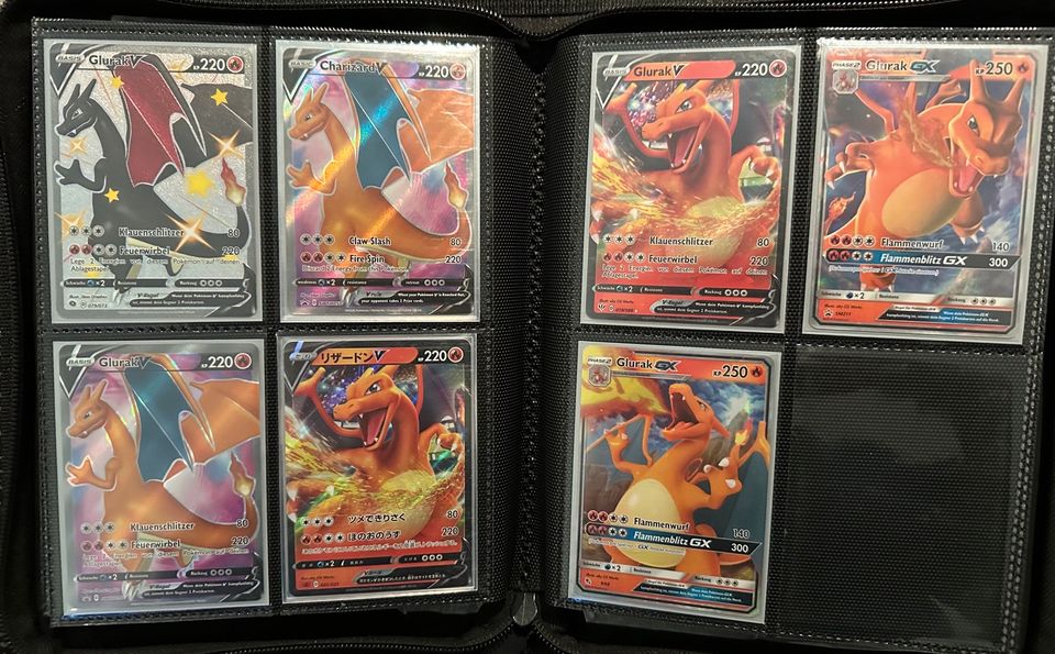 Pokémon Sammlung GLURAK/Charizard in Herten