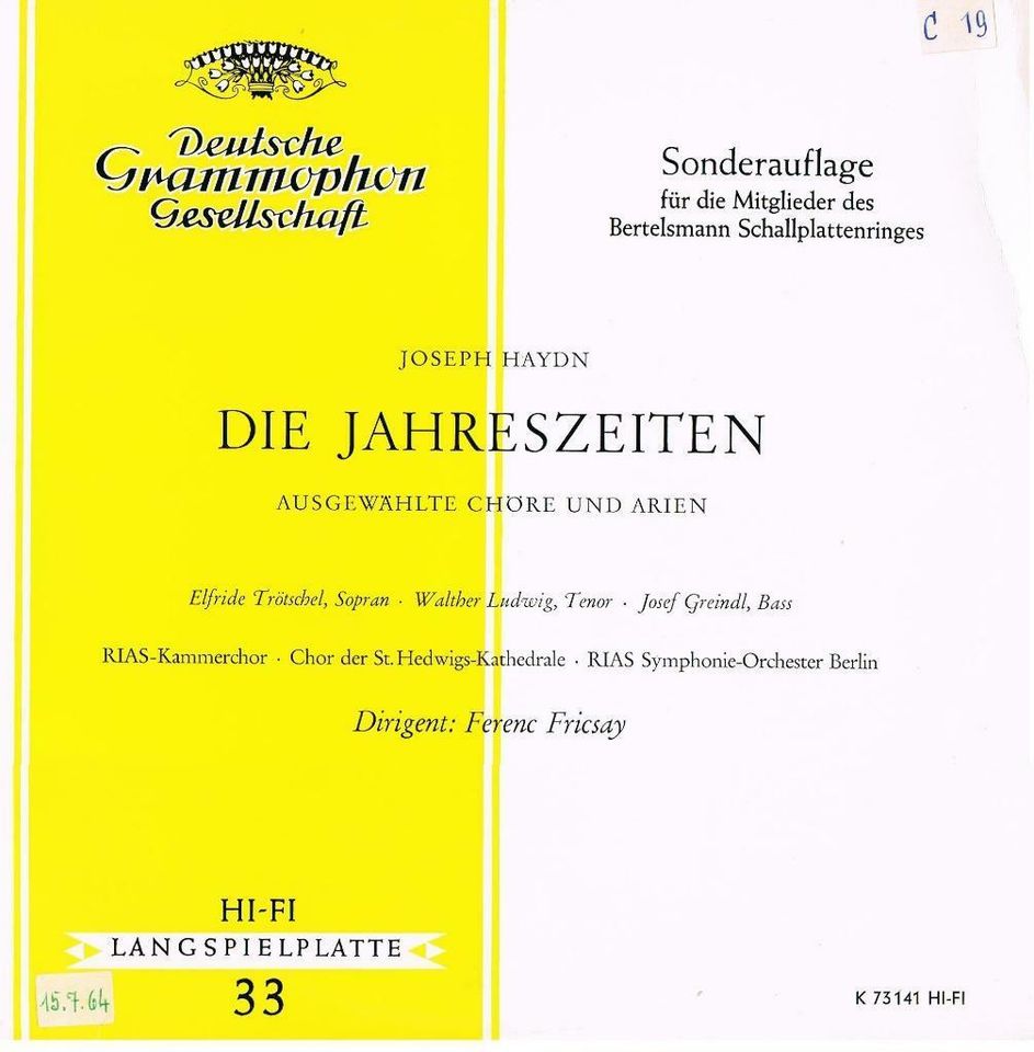 20 Schallplatten 25 cm Durchmesser aus Ordner C in Opfenbach