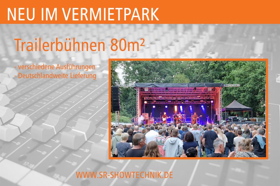 Trailerbühne / Bühnenanhänger mieten in Neuenkirchen