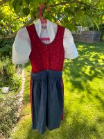 Dirndl für Mödchen Gr.128, Herzglück, rot , blau Bayern - Essenbach Vorschau