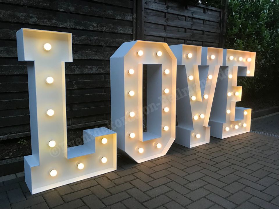 LOVE Buchstaben XXL *MIETEN* Hochzeit / Event / Freie Trauung in Hamburg