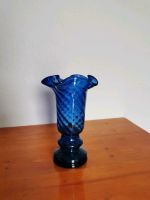 Blaue Glasvase (20 cm hoch) Sachsen - Weischlitz Vorschau