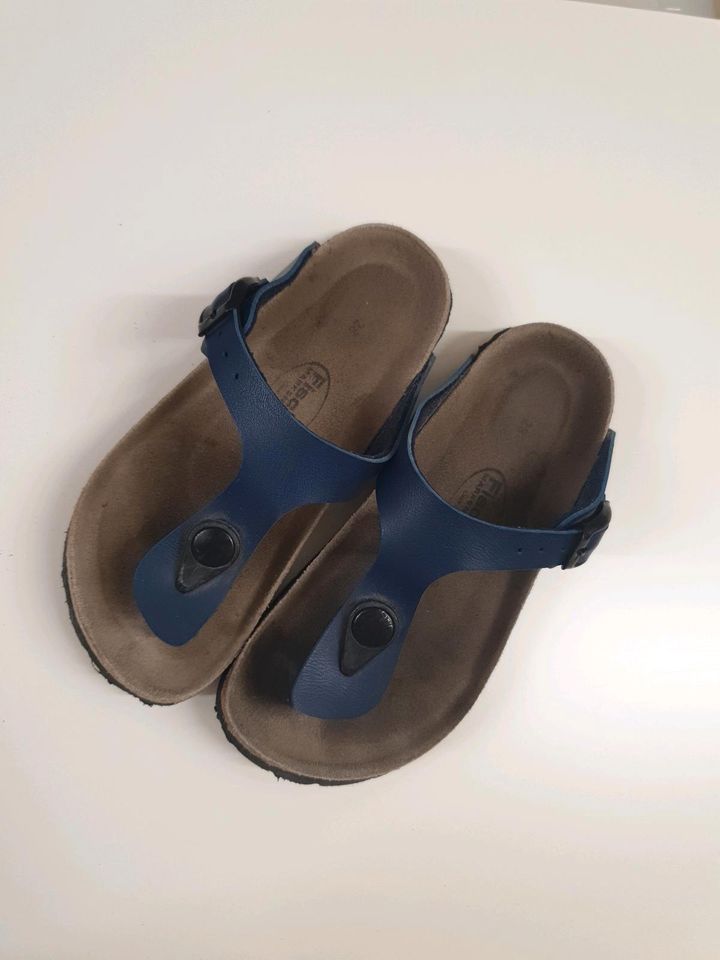 Fischer Zehentrenner Flipflops Kinder 28, blau in Arnstein